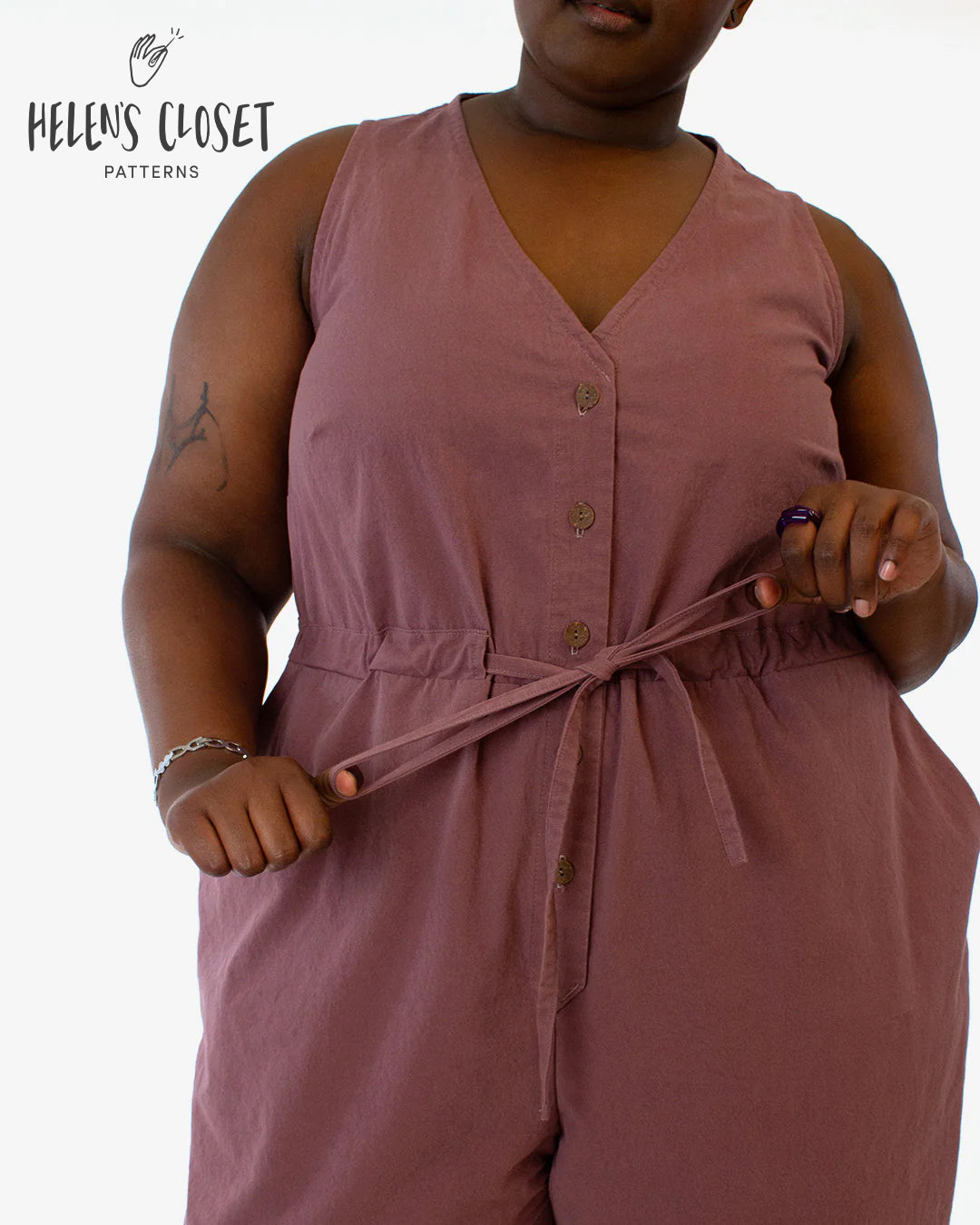 7oz Softened Organic Cotton - Dusty Mauve