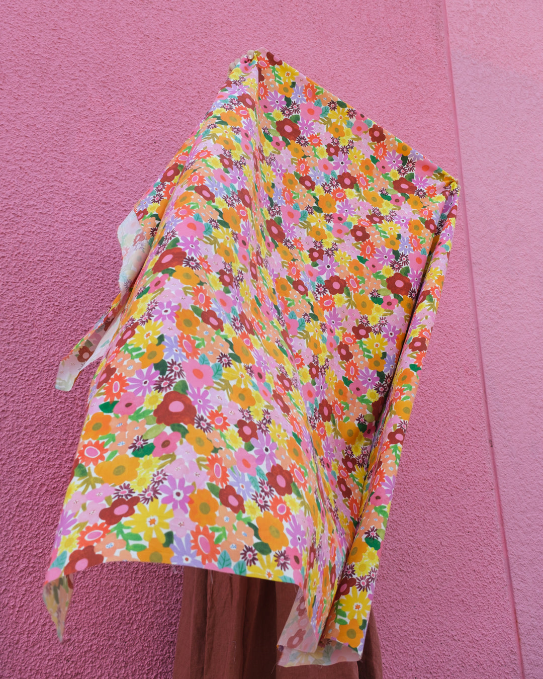 Garden Medley Lightweight Cotton Twill - Berry Bliss | Blackbird Fabrics