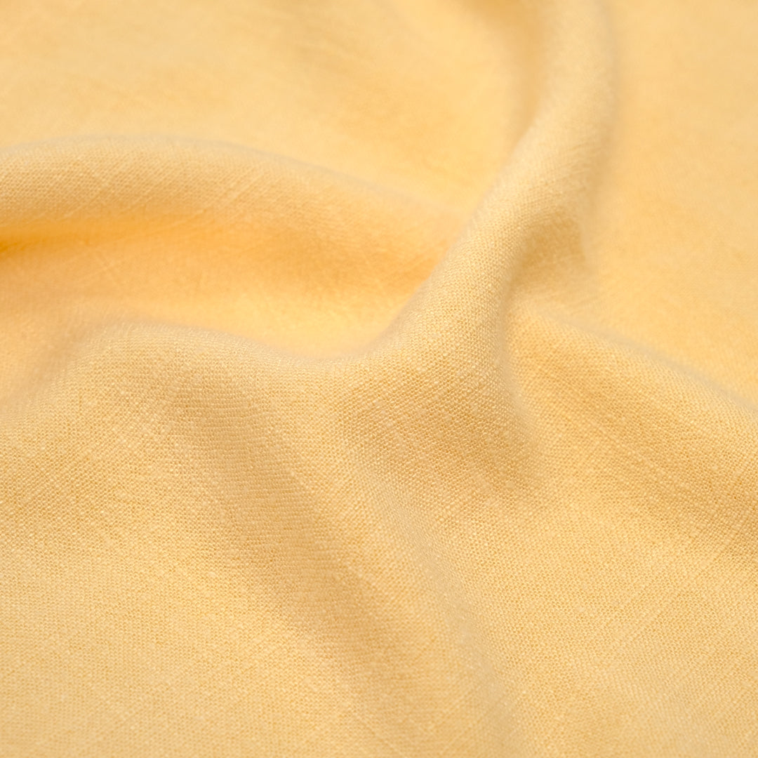 Viscose Linen Noil - Buttercup | Blackbird Fabrics