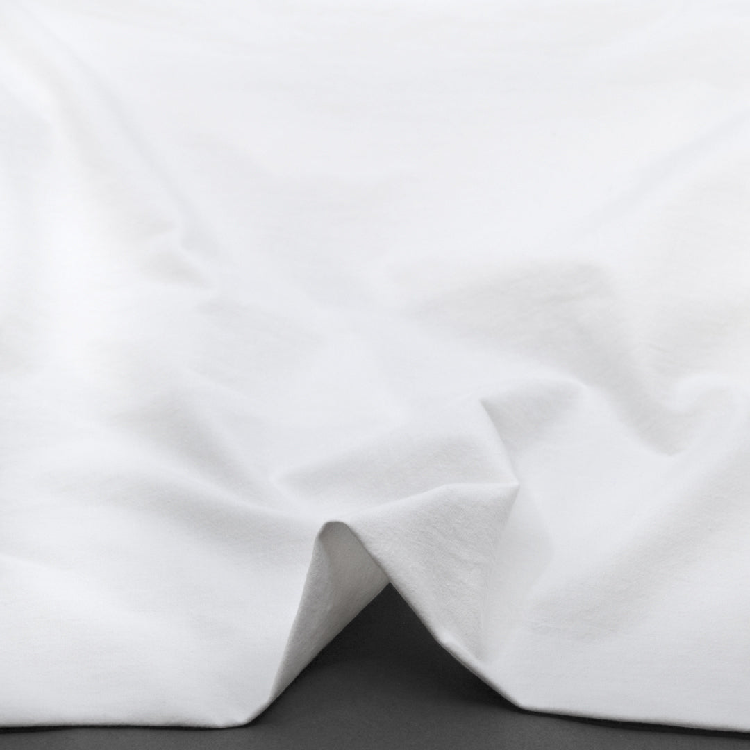 4.5oz Sandwashed Cotton - Ivory | Blackbird Fabrics