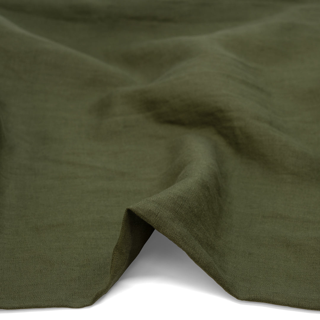 Everyday Linen - Kale | Blackbird Fabrics