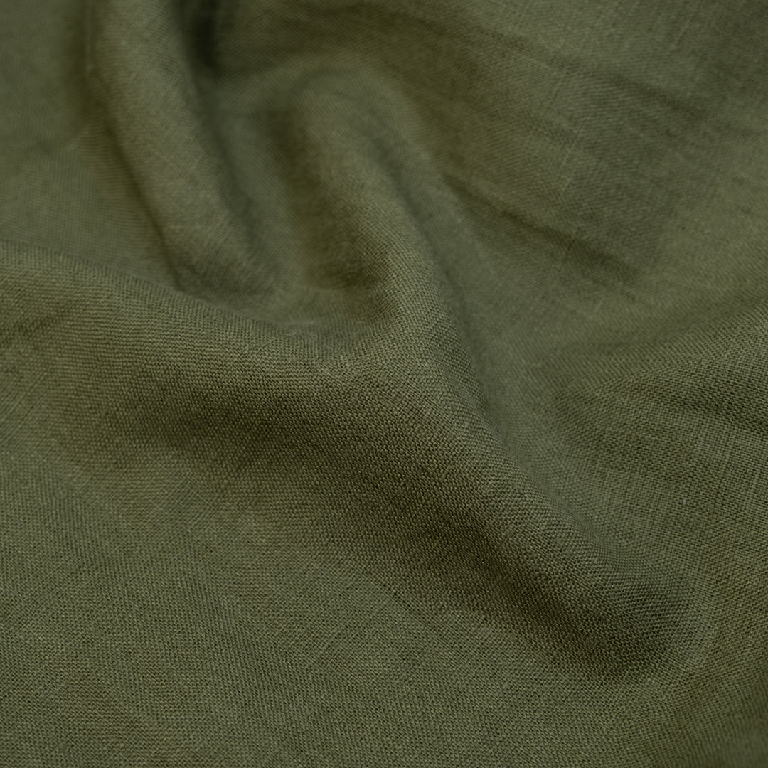 Everyday Linen - Kale | Blackbird Fabrics