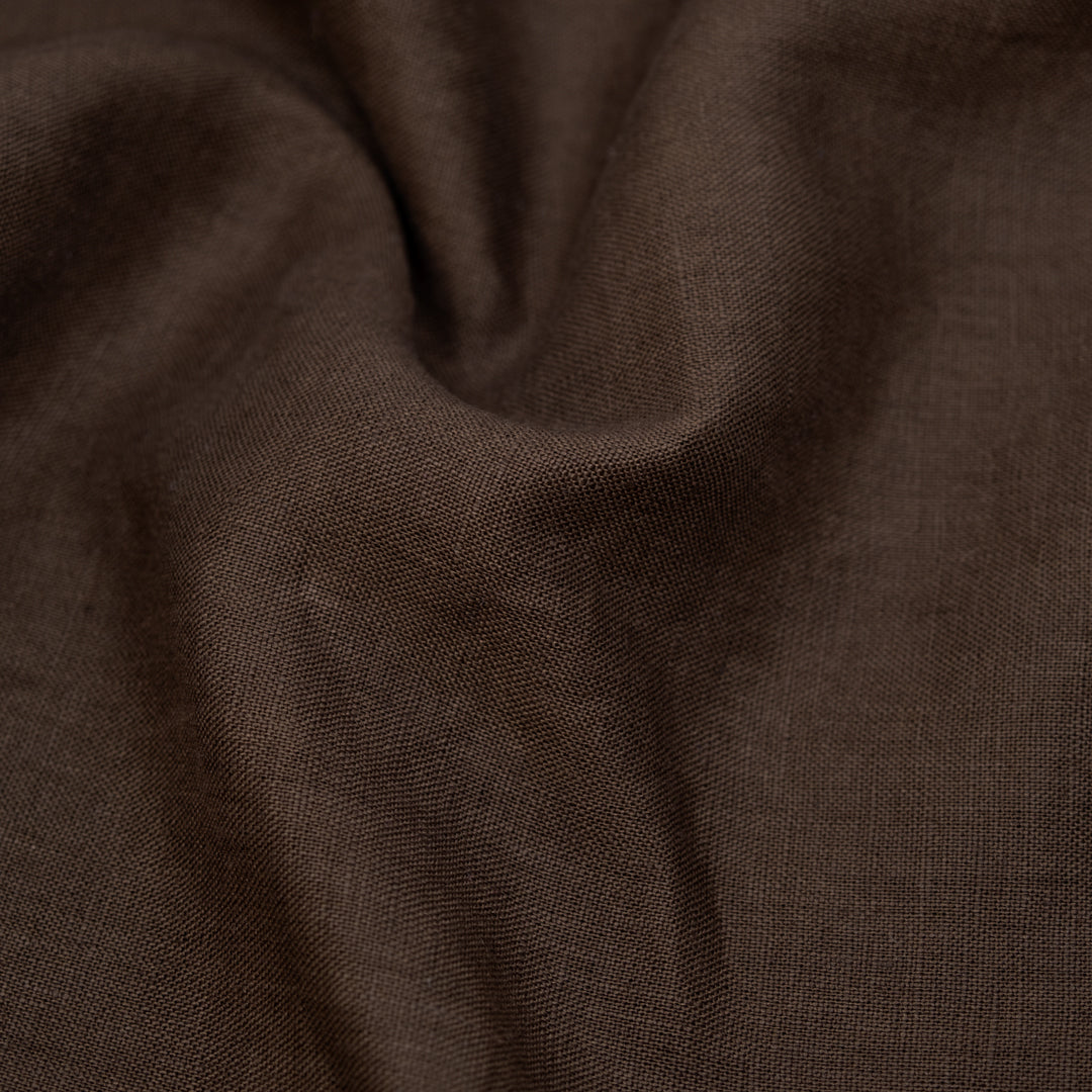 Everyday Linen - Espresso | Blackbird Fabrics
