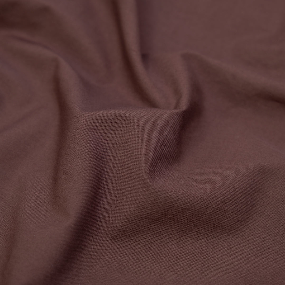 Washed Cotton Poplin - Deep Mauve | Blackbird Fabrics