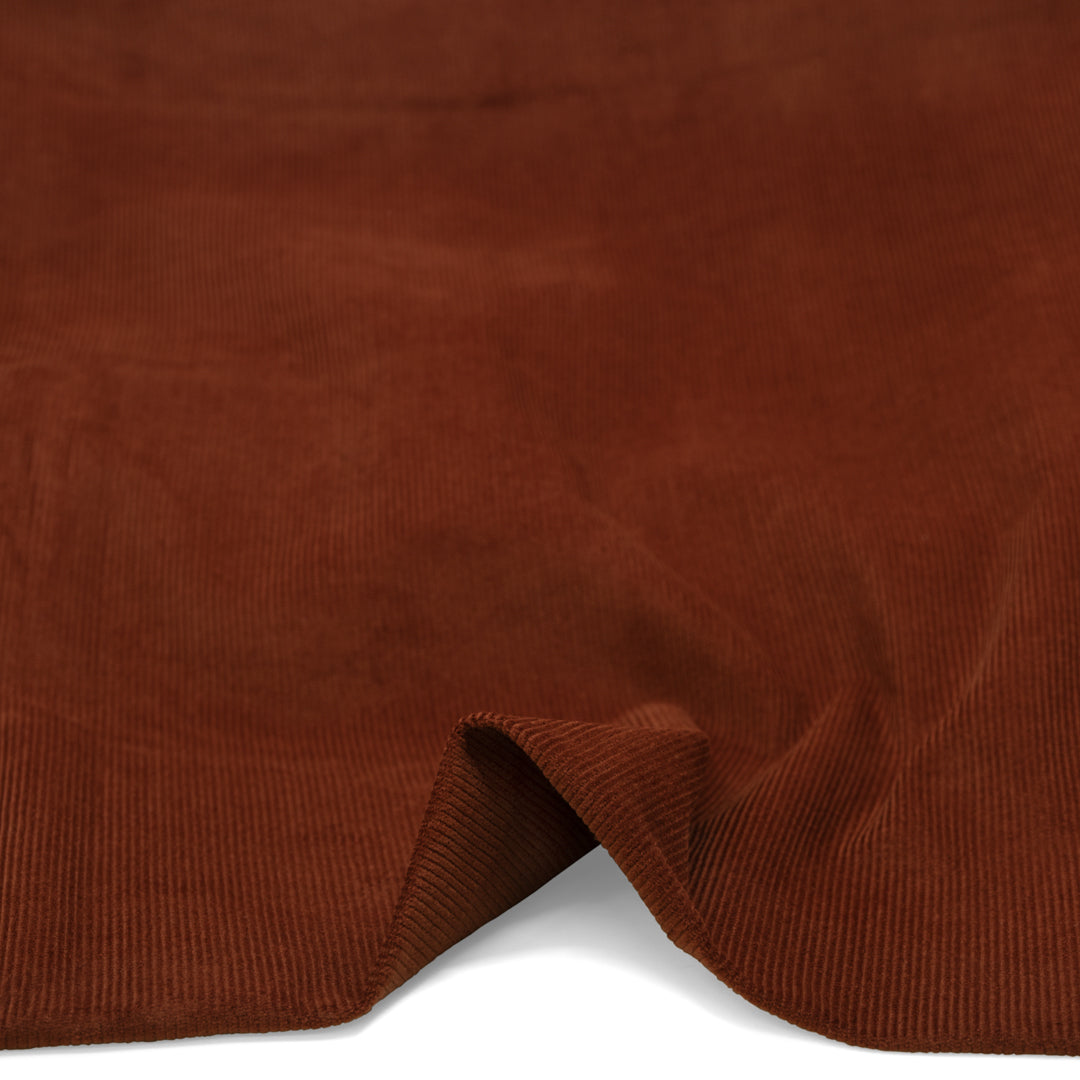 Fine Cotton Corduroy - Brick | Blackbird Fabrics