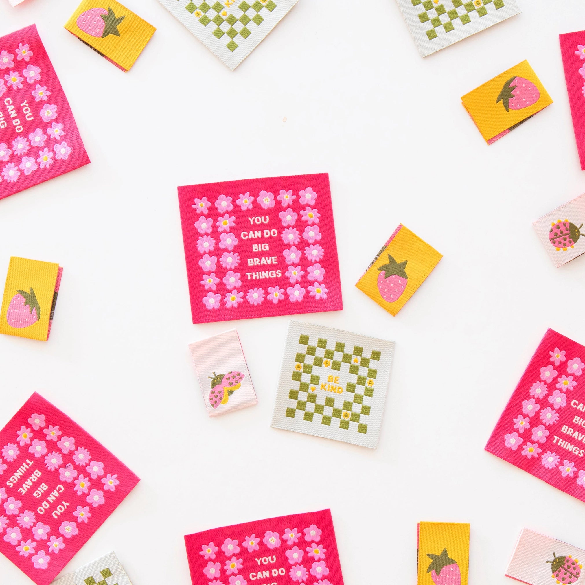 JOYFUL JUNE MULTI-PACK Labels By Sarah Hearts | Blackbird Fabrics