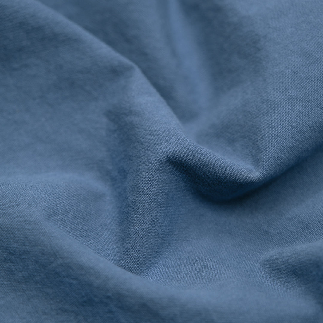 7oz Softened Organic Cotton - Blue Pool | Blackbird Fabrics