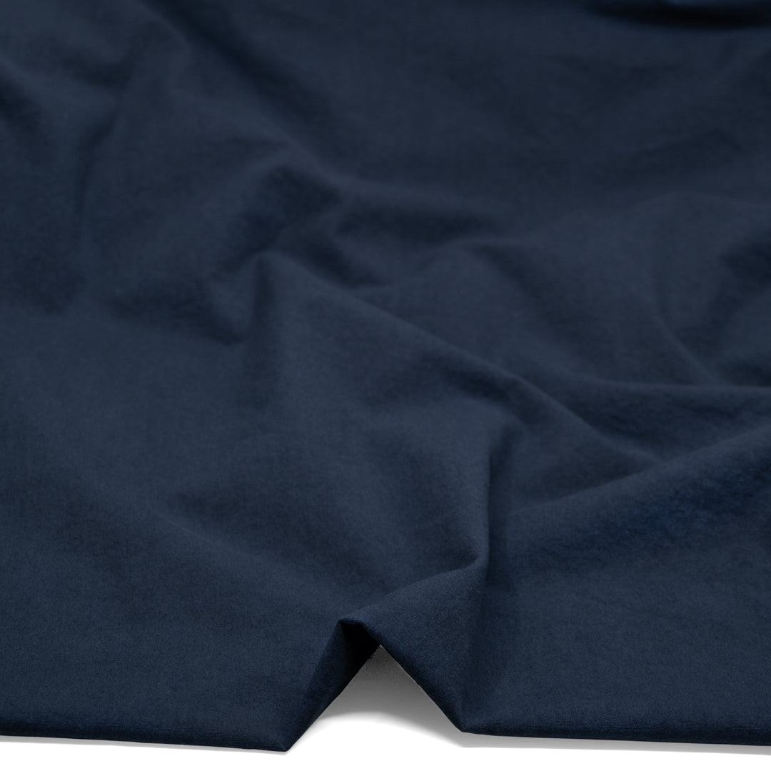 7oz Softened Organic Cotton - Dark Denim | Blackbird Fabrics