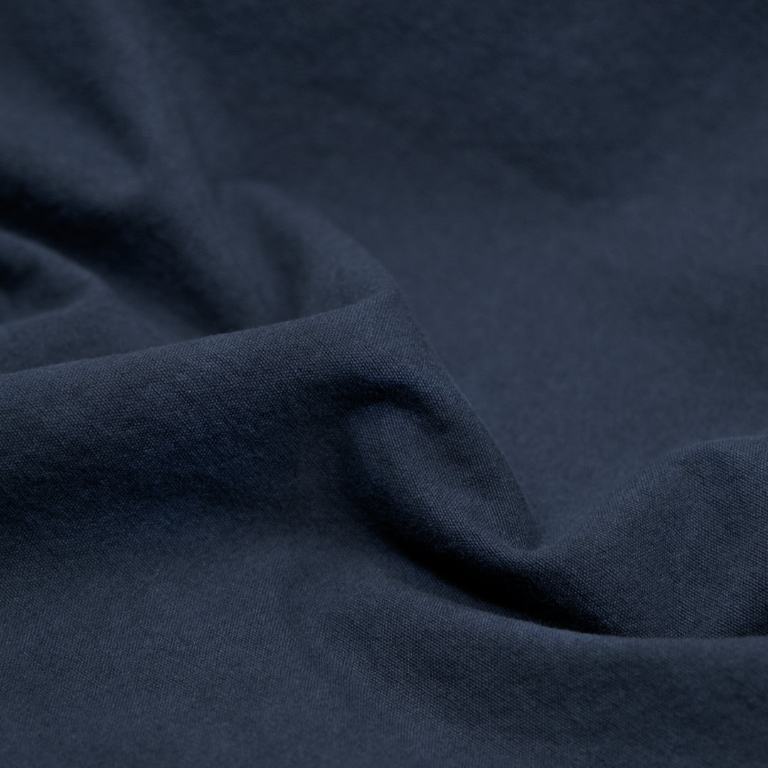 7oz Softened Organic Cotton - Dark Denim | Blackbird Fabrics