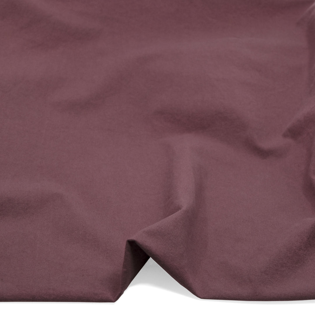 7oz Softened Organic Cotton - Dusty Mauve | Blackbird Fabrics