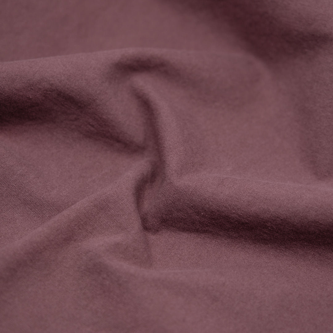 7oz Softened Organic Cotton - Dusty Mauve | Blackbird Fabrics