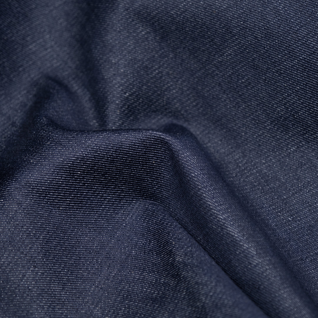 9.5oz Candiani Mills Comfort Stretch Denim - Medium Indigo | Blackbird Fabrics