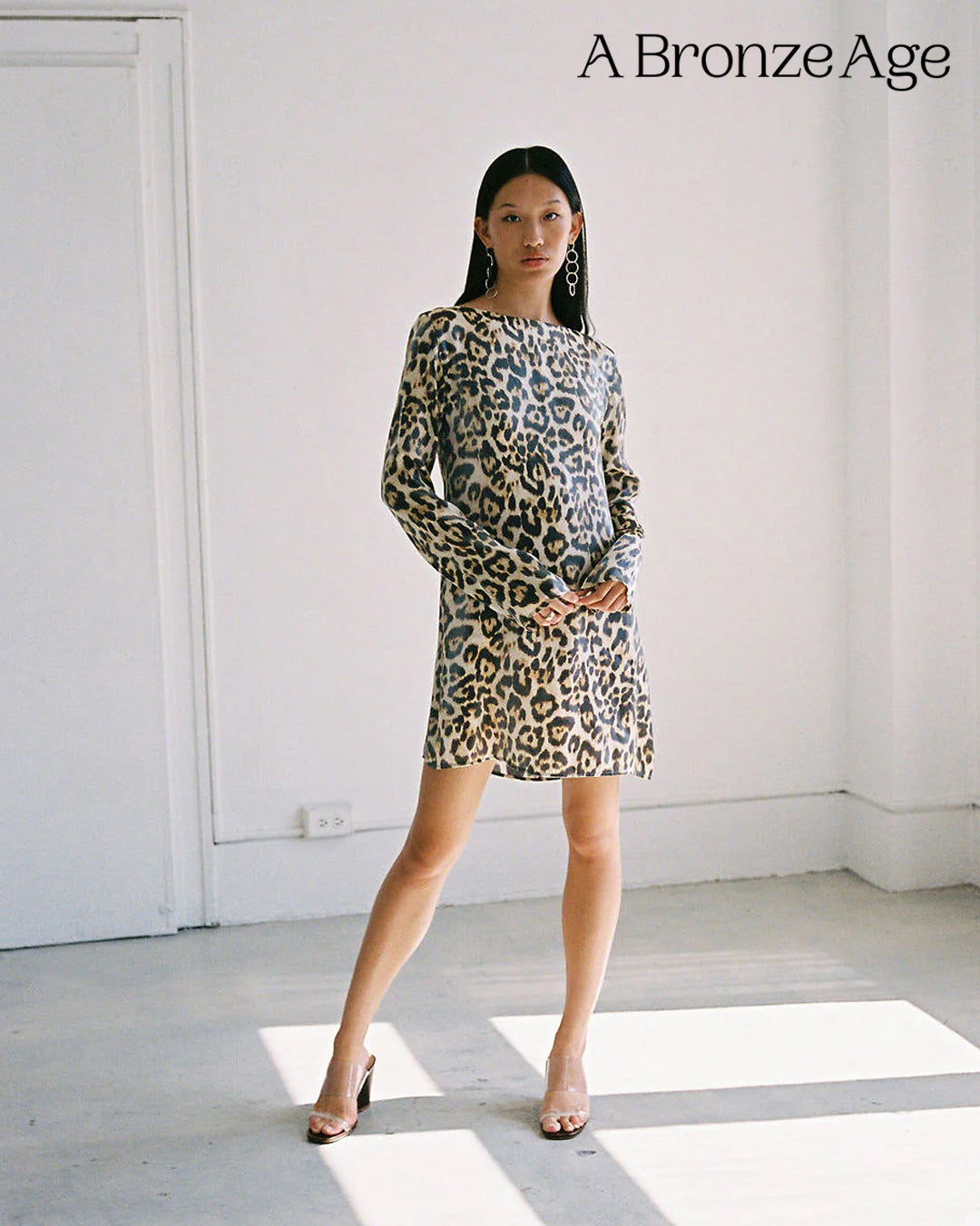 Deadstock Metallic Rayon Blend - Leopard Gloss