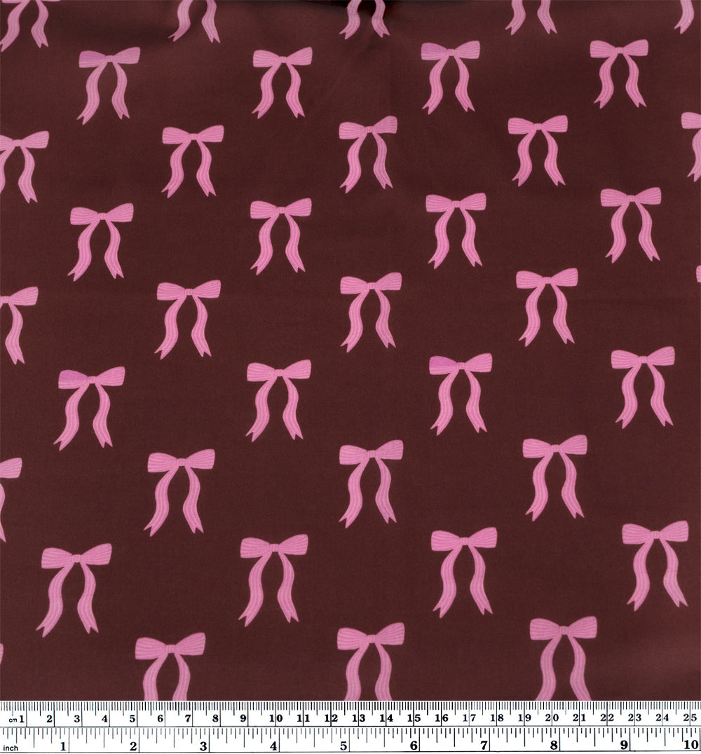 Adorn You Lightweight Cotton Lawn - Burgundy /Candy Pink | Blackbird Fabrics