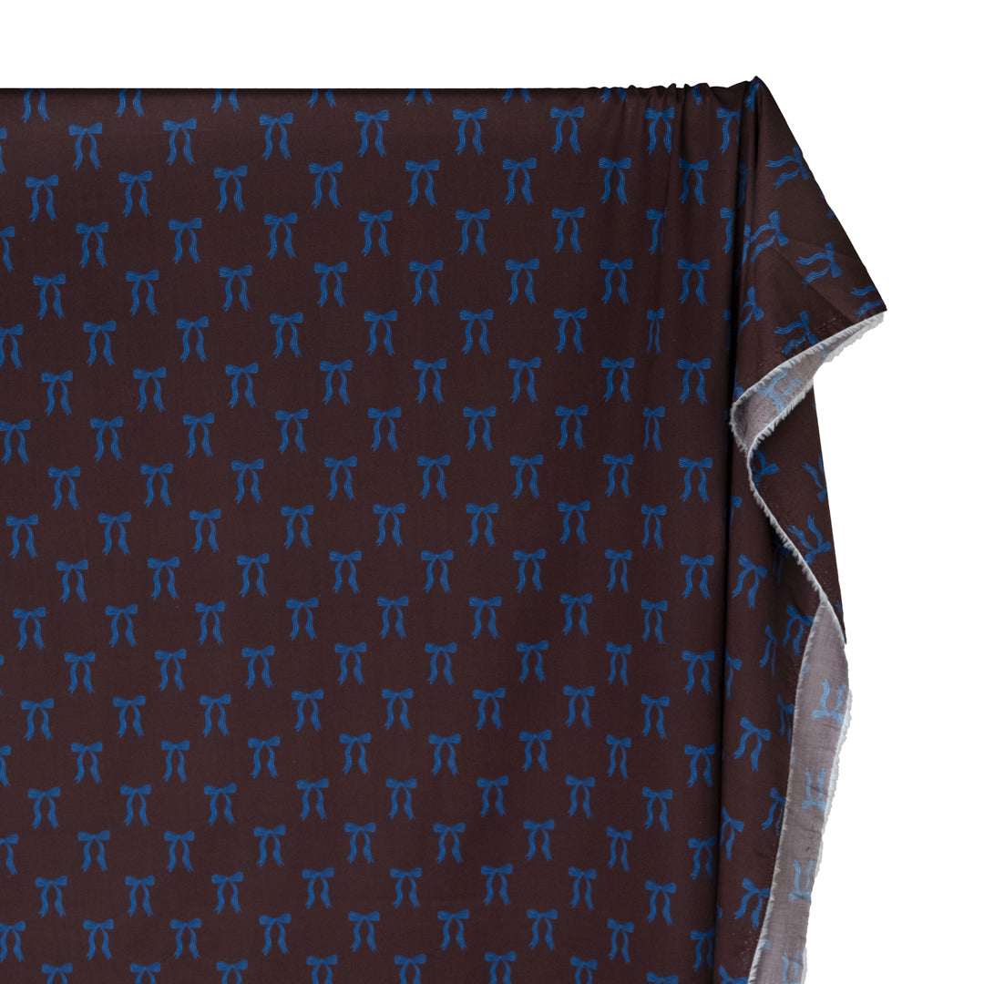 Adorn You Lightweight Cotton Lawn - Ganache/Lapis | Blackbird Fabrics