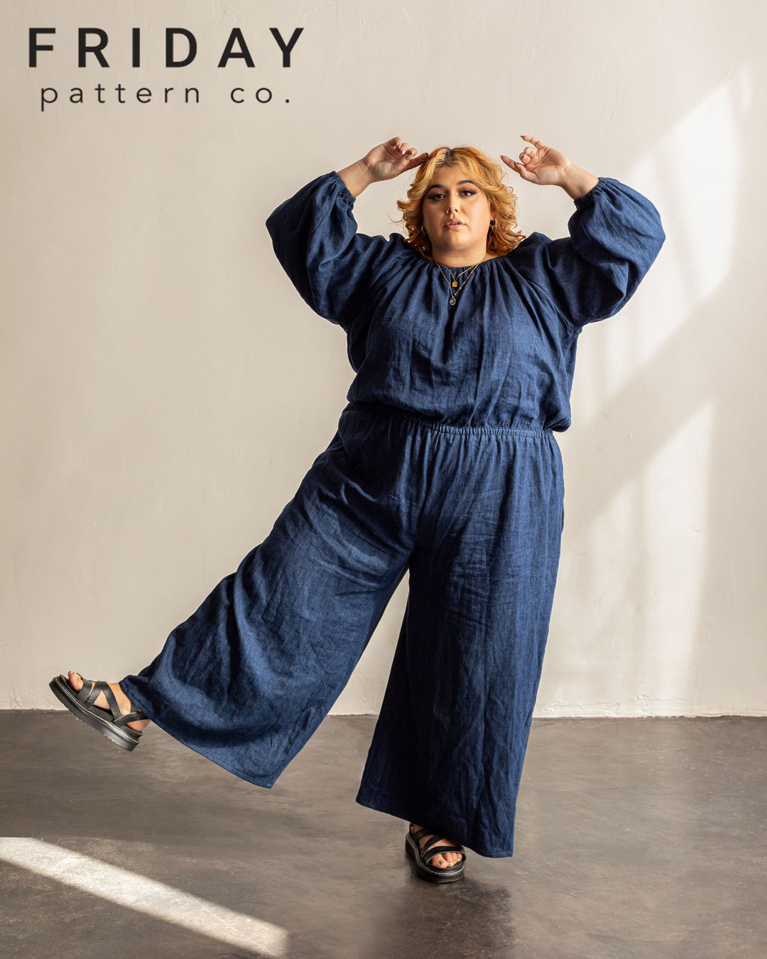 6oz Hemp & Organic Cotton Denim - Deep Indigo Blue | Blackbird Fabrics