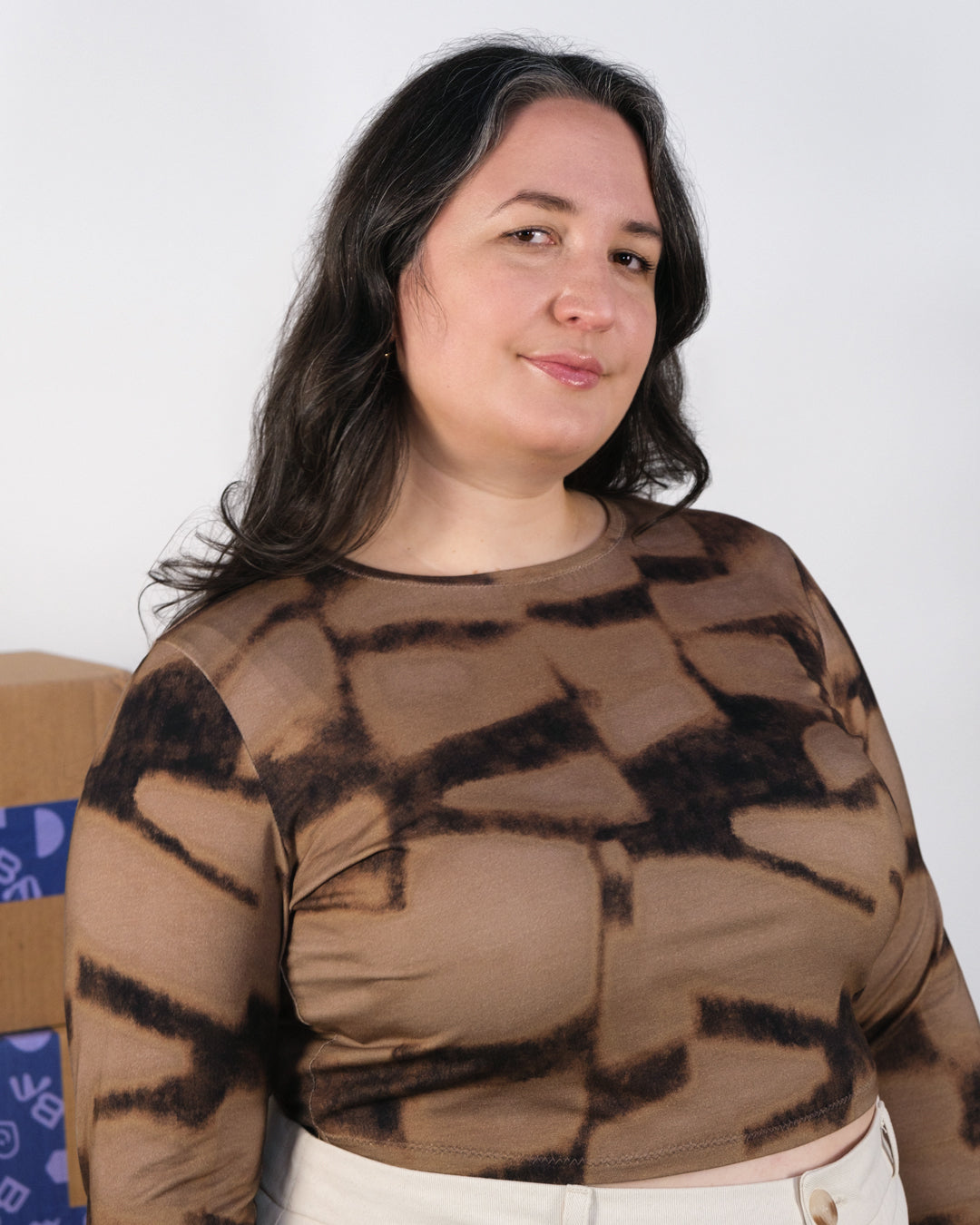 Carrie Crop Top by BF Patterns - PDF Download | Blackbird Fabrics