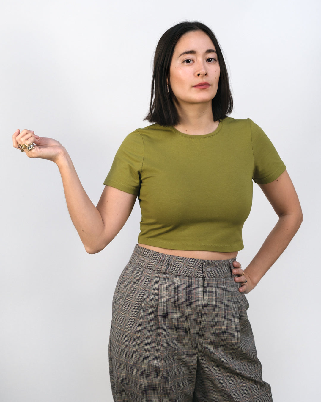 Carrie Crop Top by BF Patterns - PDF Download | Blackbird Fabrics