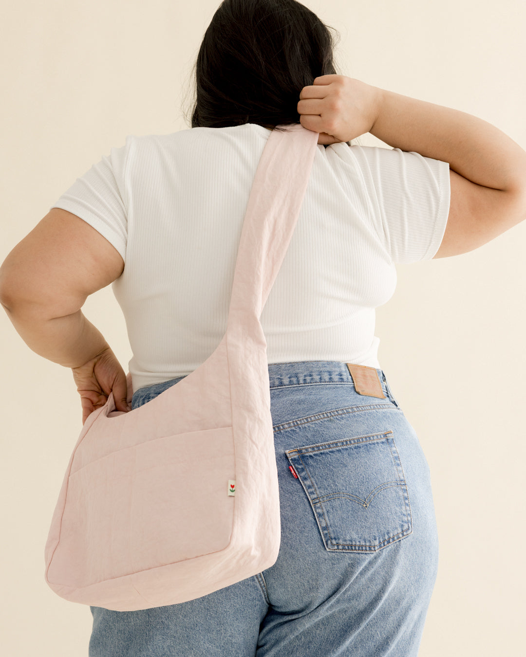 Water Resistant Nylon Twill - Pale Pink | Blackbird Fabrics