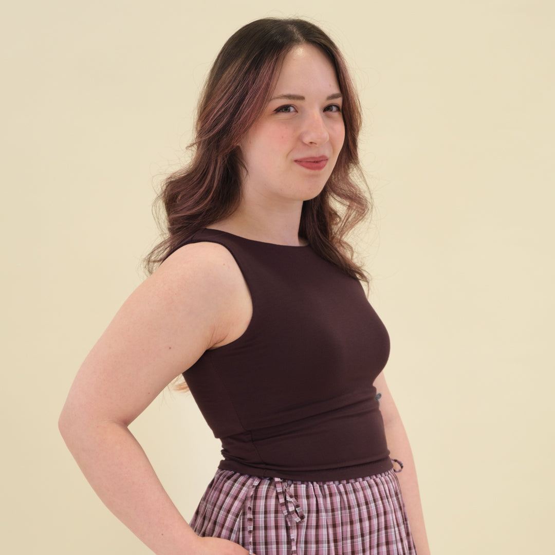 BF Patterns Nicole Top - Cloud Lenzing™ Modal Jersey Knit | Blackbird Fabrics
