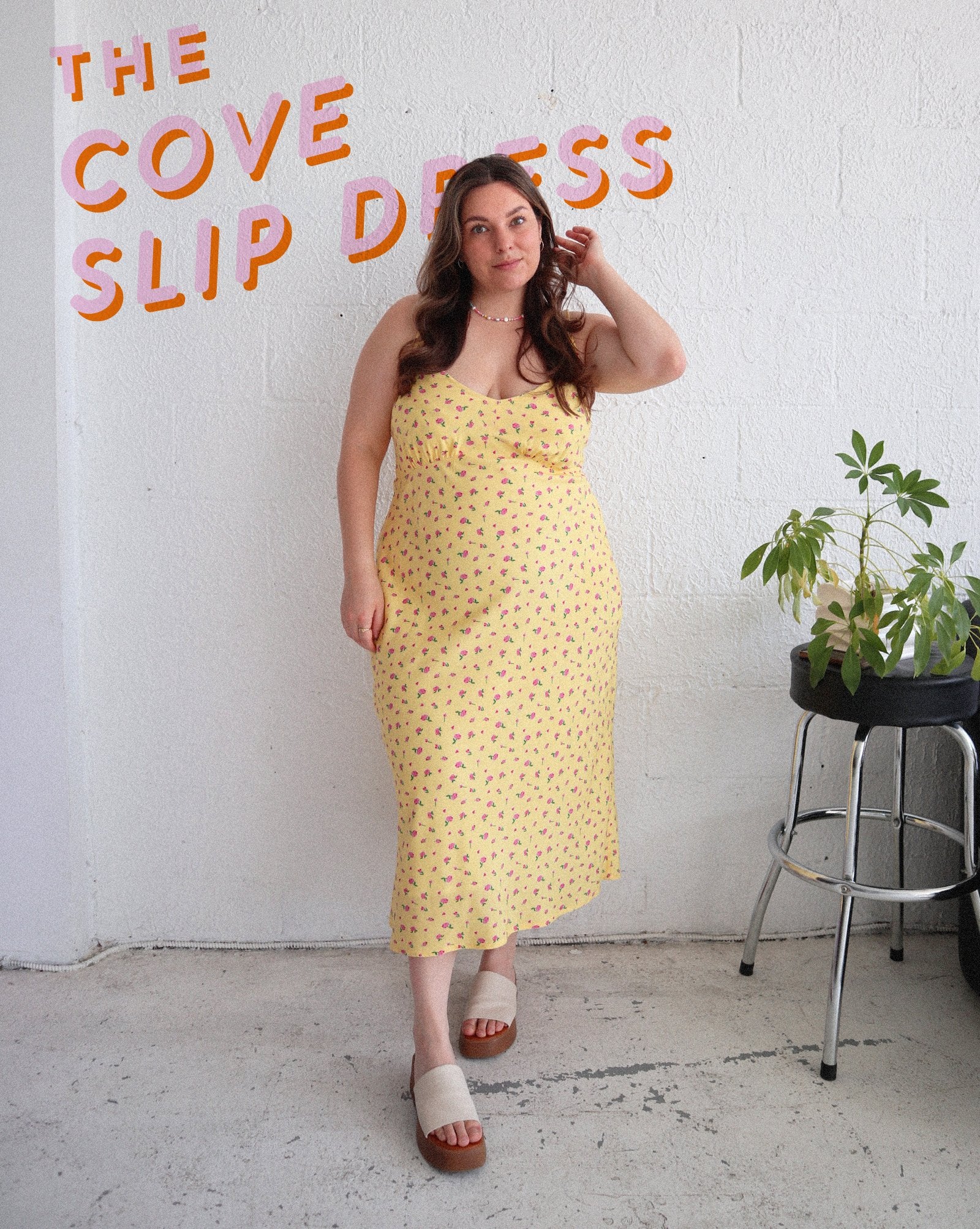 The Cove Slip Dress - Les Perlines - PDF Download | Blackbird Fabrics