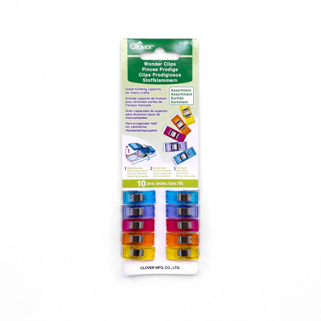 Clover Small Wonder Clips - 10 Pack | Blackbird Fabrics