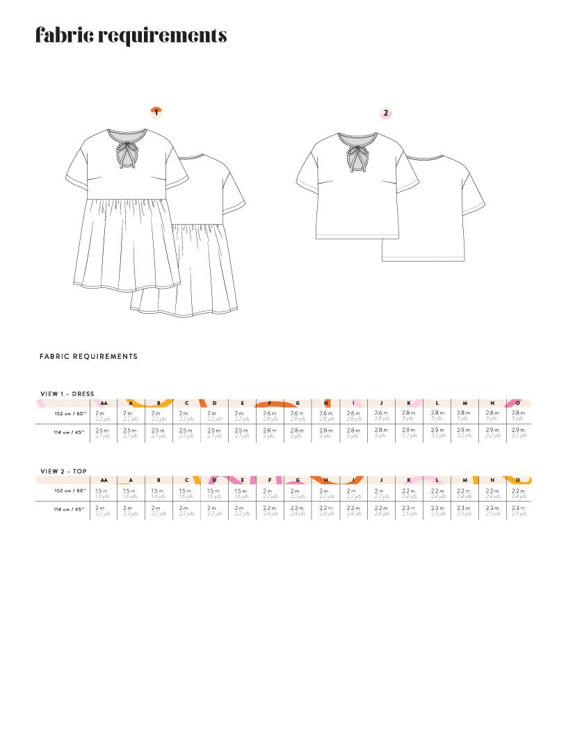 The Evergreen Top + Dress - Les Perlines - PDF Download