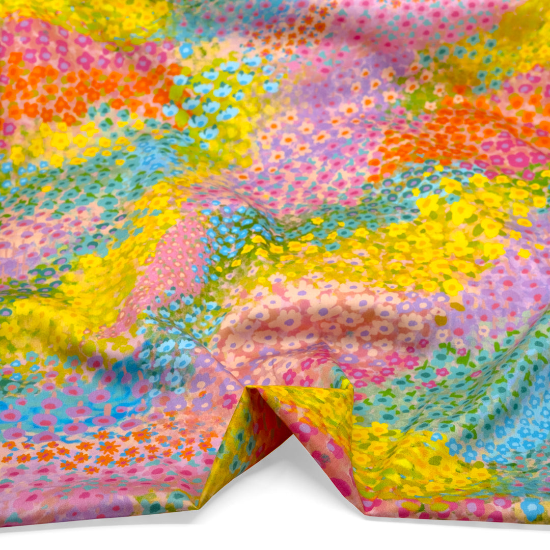Ellie Whittaker - Sophie Organic Cotton Sateen - Tulip/Buttercup/Multi | Blackbird Fabrics