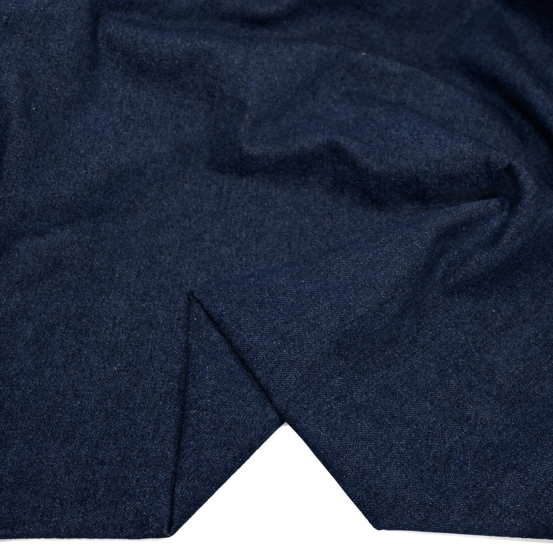 10oz Non-Stretch Laundered Denim - Classic Indigo | Blackbird Fabrics
