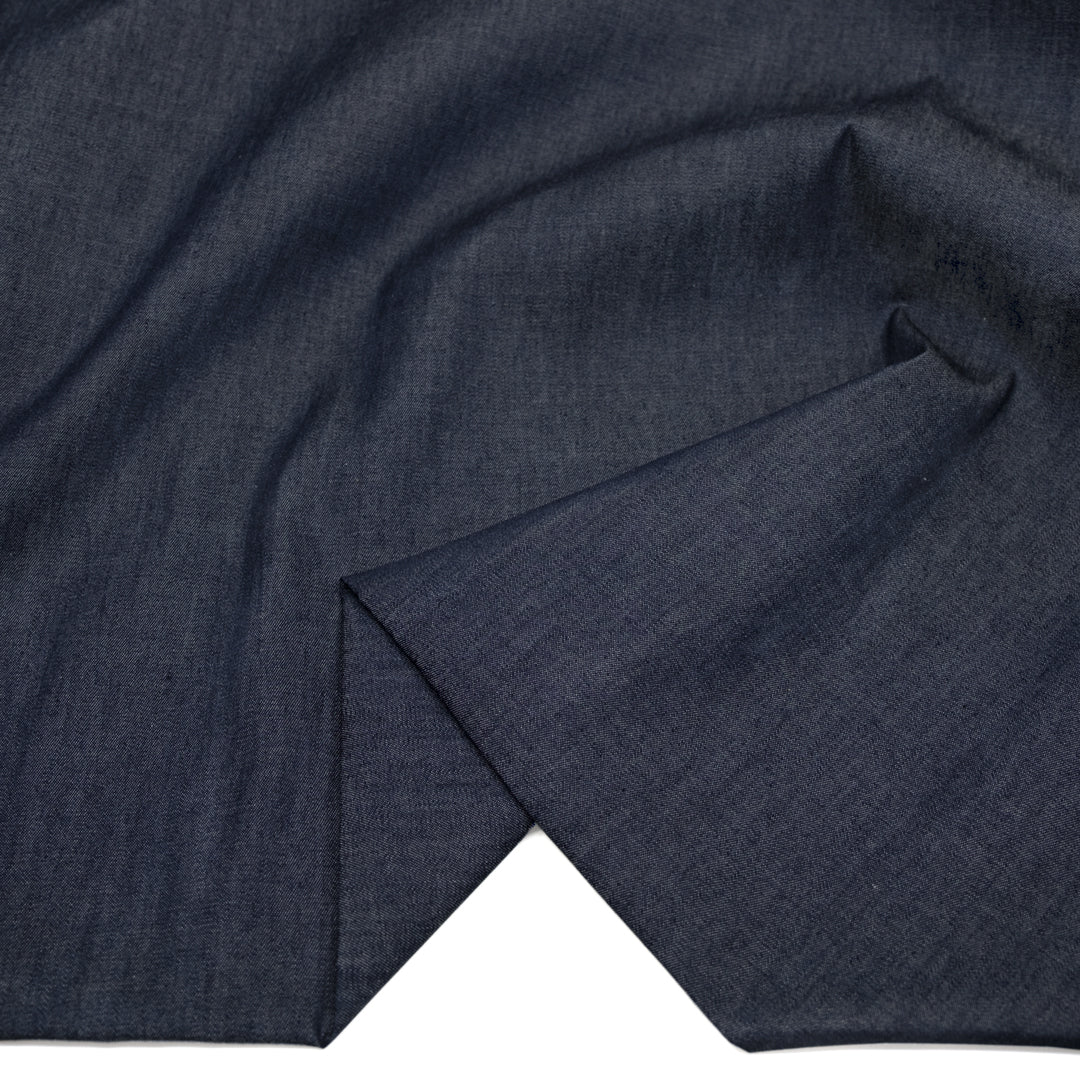 4oz Denim Shirting - Antique Blue | Blackbird Fabrics