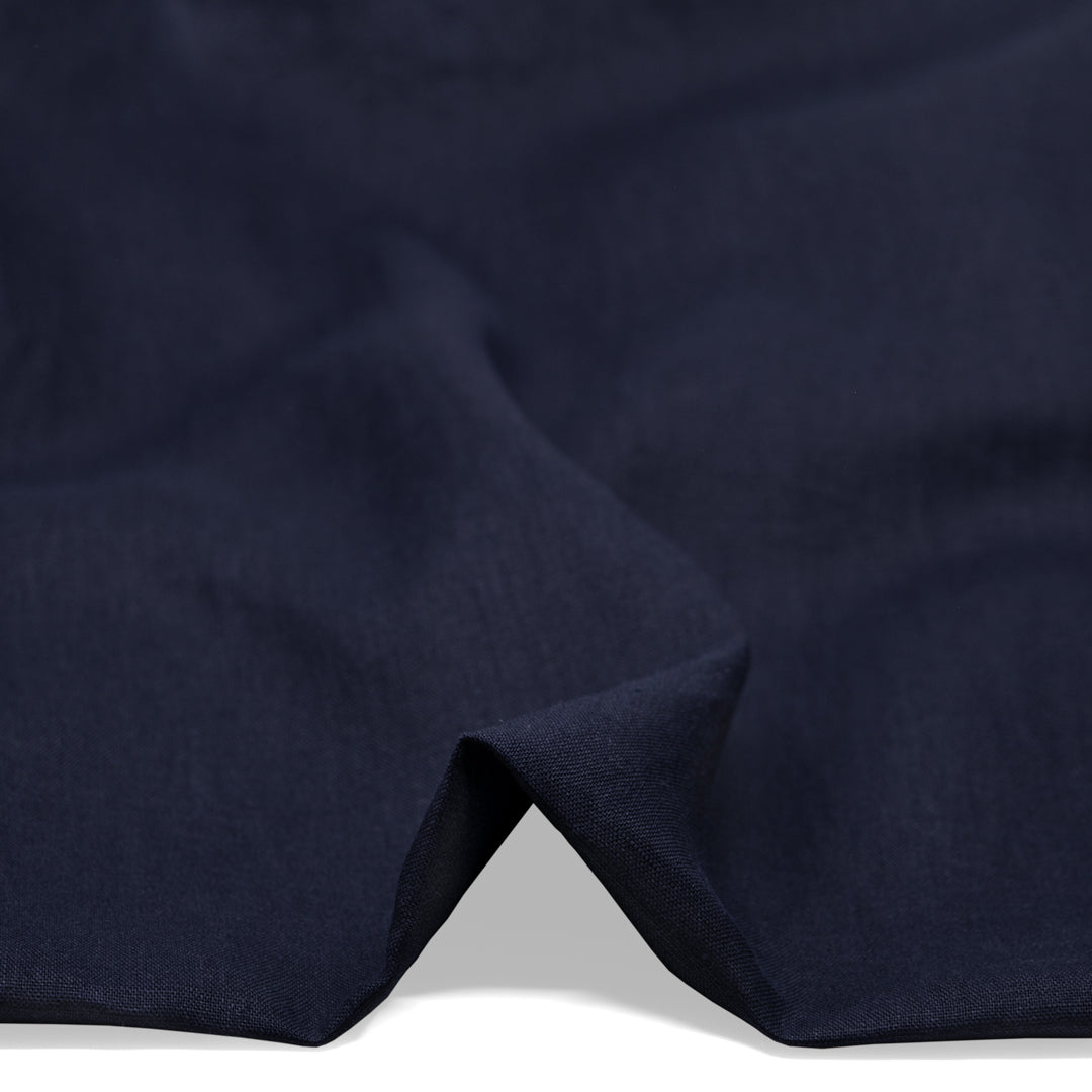 Heritage Heavyweight Linen - Midnight Blue | Blackbird Fabrics