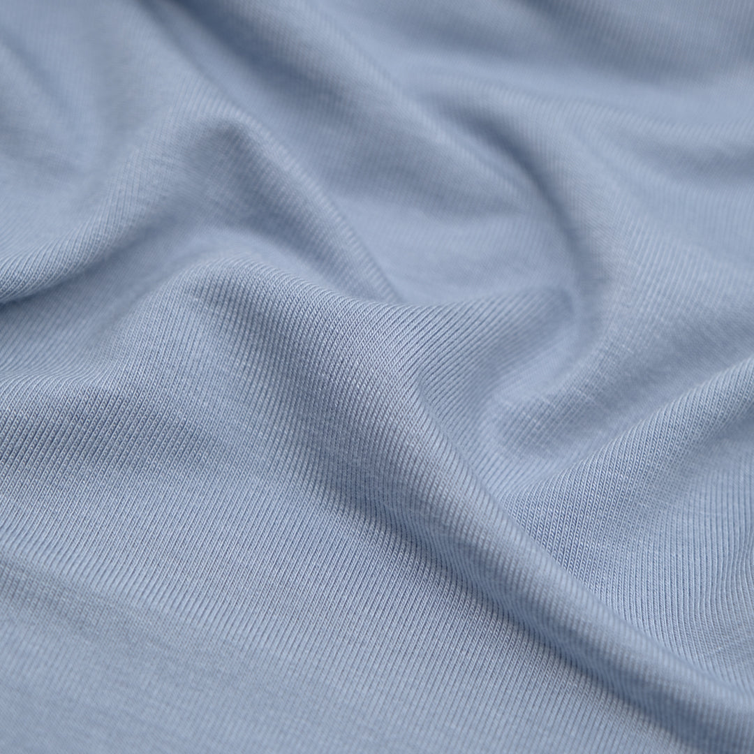Bamboo Jersey Knit - Baby Blue | Blackbird Fabrics