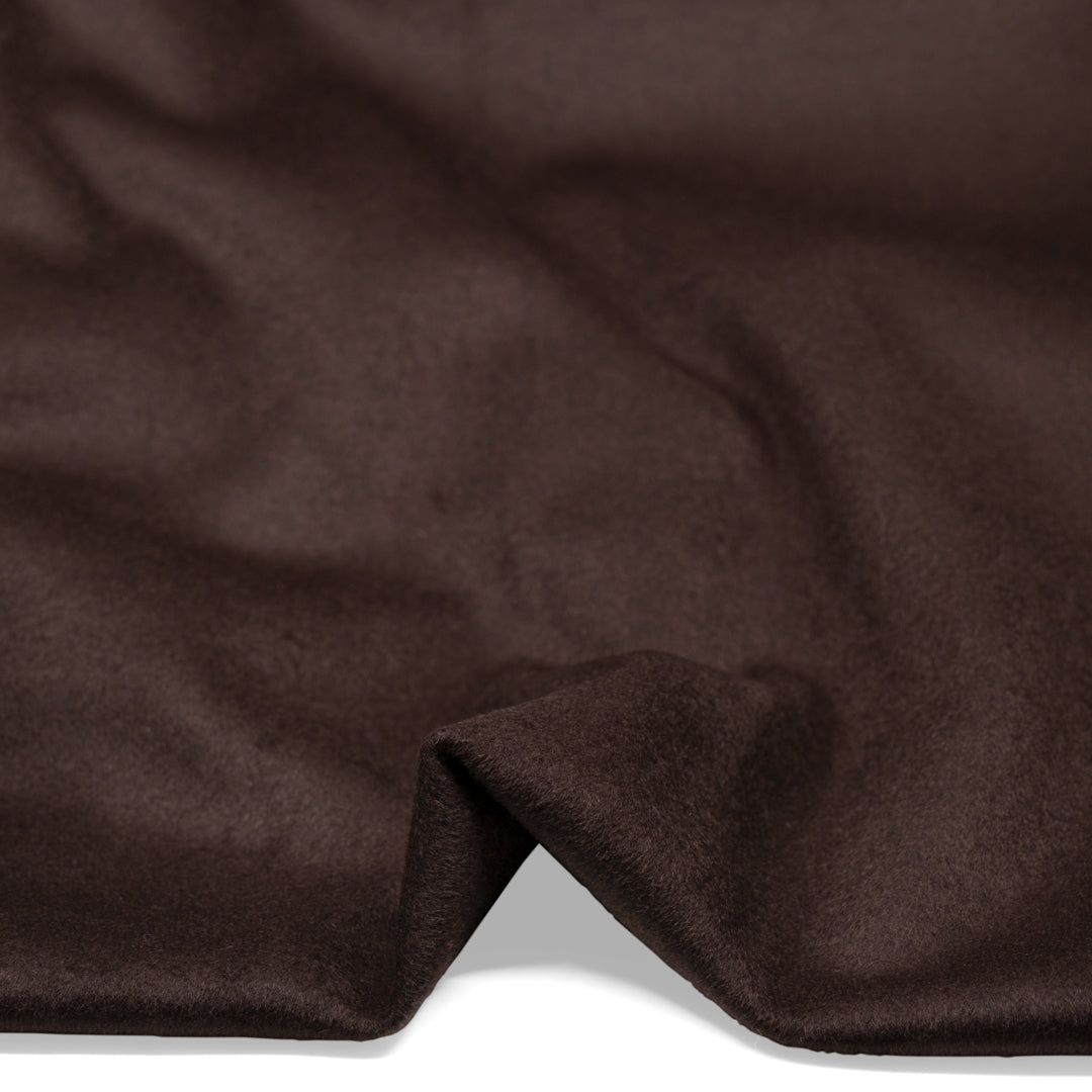 Heavyweight Double Faced Wool Blend Coating - Ganache | Blackbird Fabrics