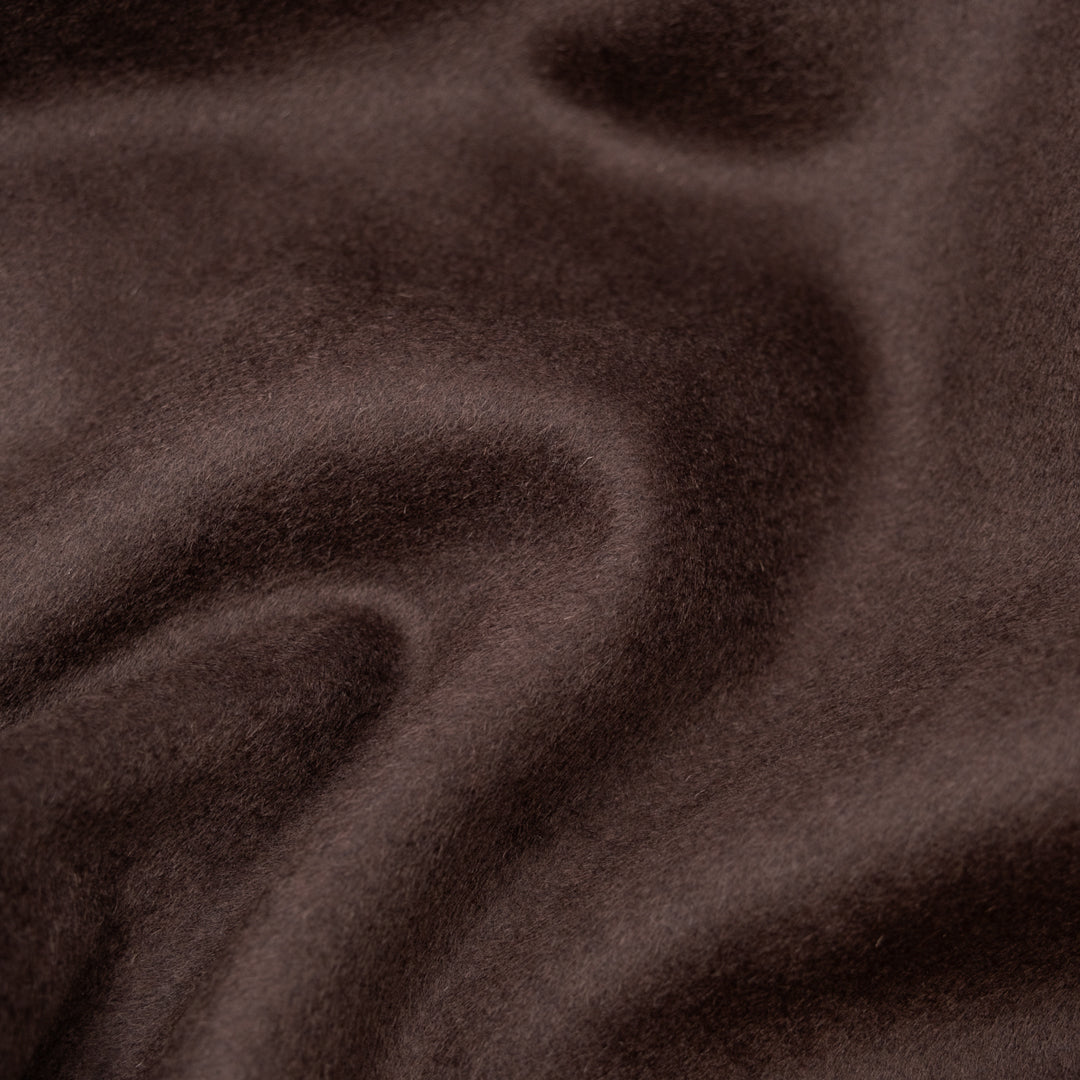 Heavyweight Double Faced Wool Blend Coating - Ganache | Blackbird Fabrics