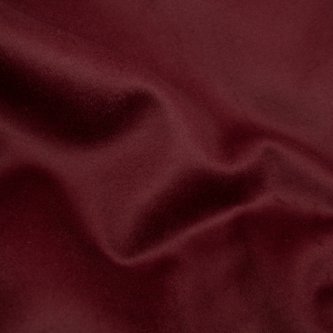 Heavyweight Double Faced Wool Blend Coating - Cranberry | Blackbird Fabrics