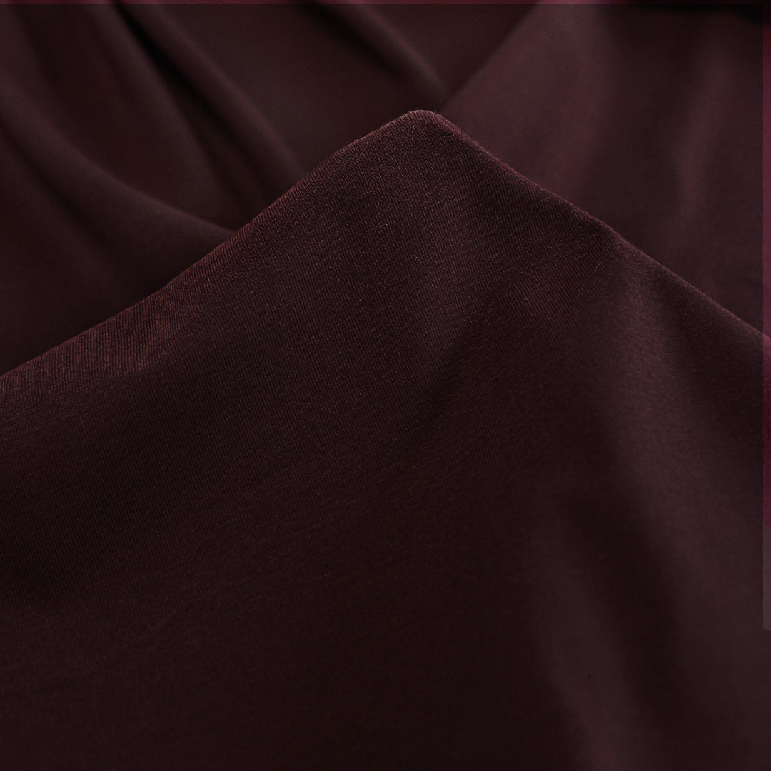 Cotton Jersey Knit - Merlot