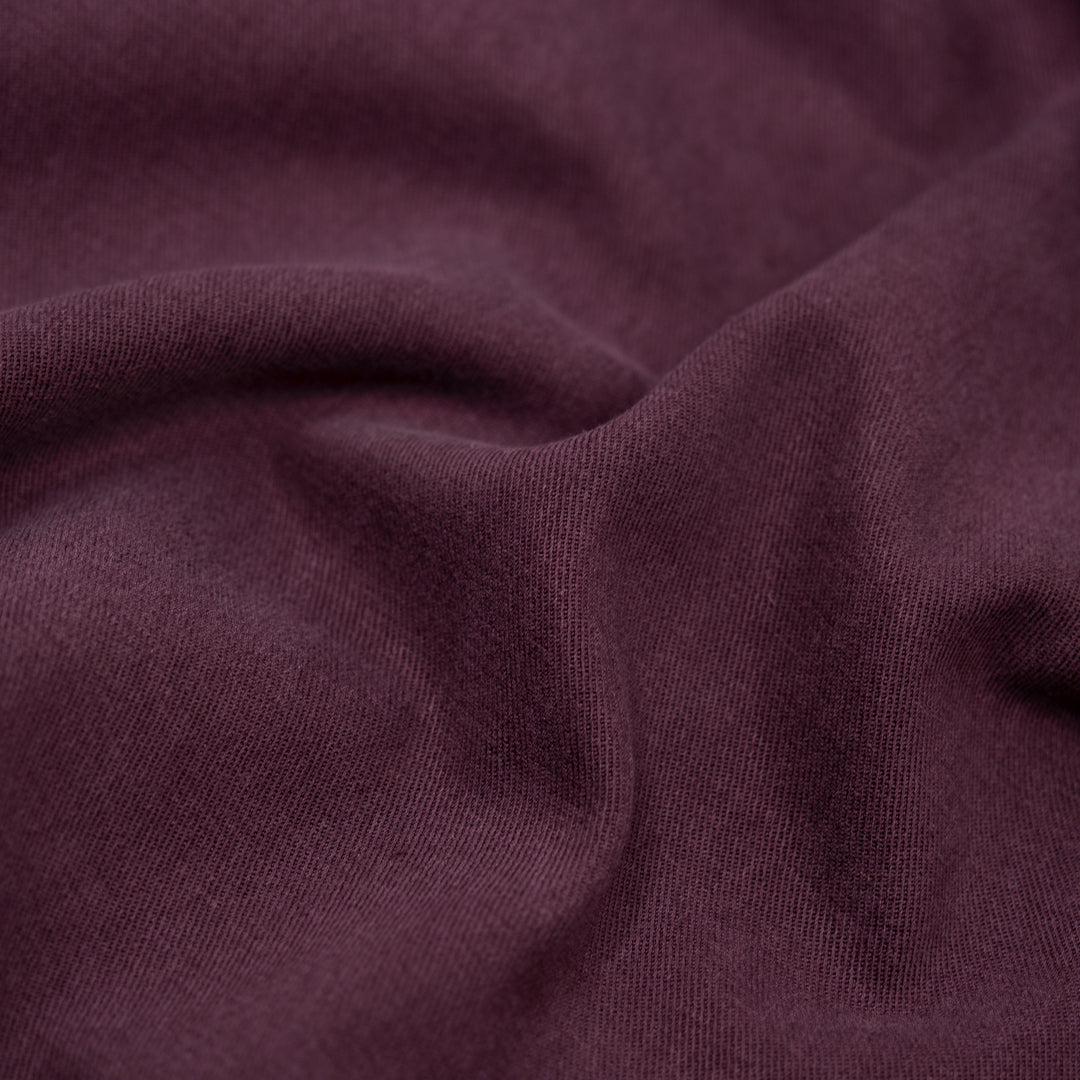 Uptown Cotton Lyocell Twill - Smoked Plum | Blackbird Fabrics