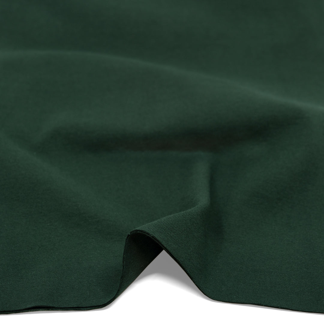 Cotton T-Shirt Ribbing - Pine | Blackbird Fabrics