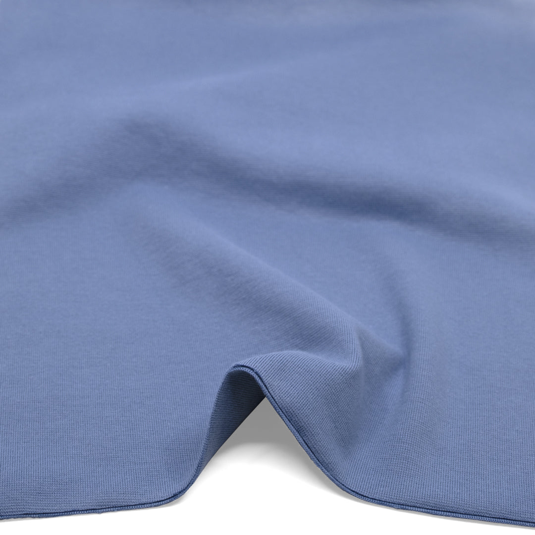 Cotton T-Shirt Ribbing - Bluestone | Blackbird Fabrics