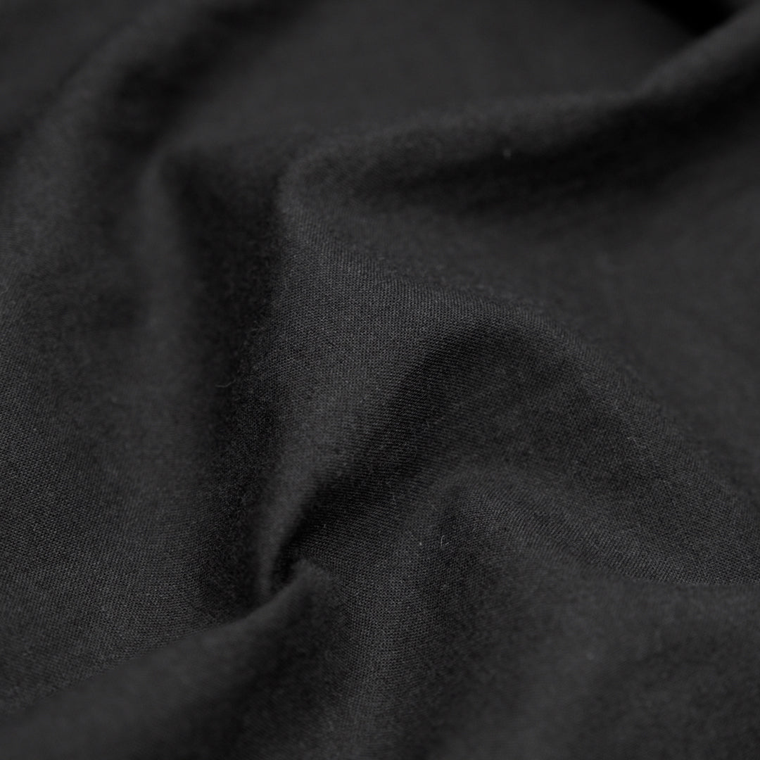 Floaty Cotton Voile - Black | Blackbird Fabrics