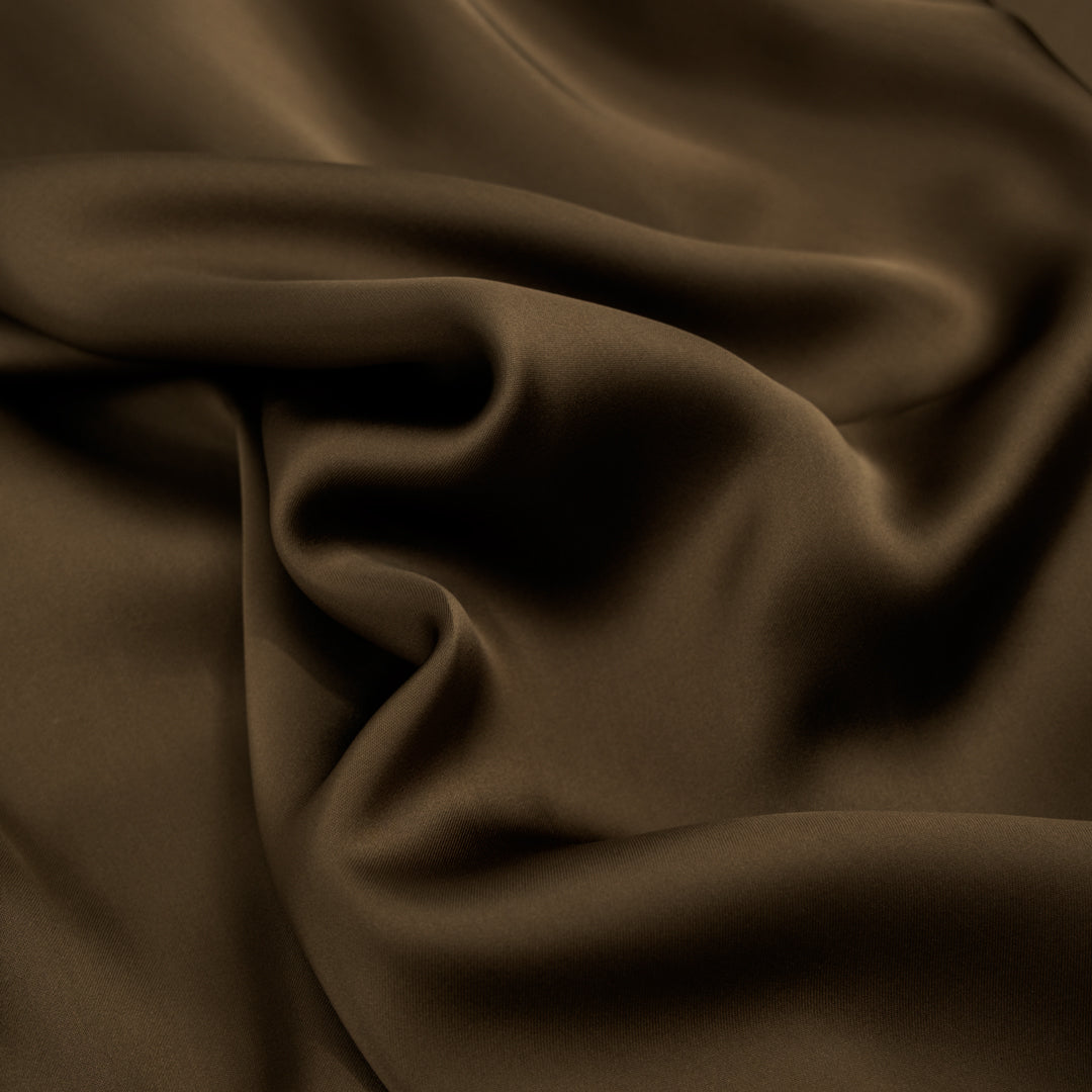 Fluid Viscose Satin - Russet | Blackbird Fabrics