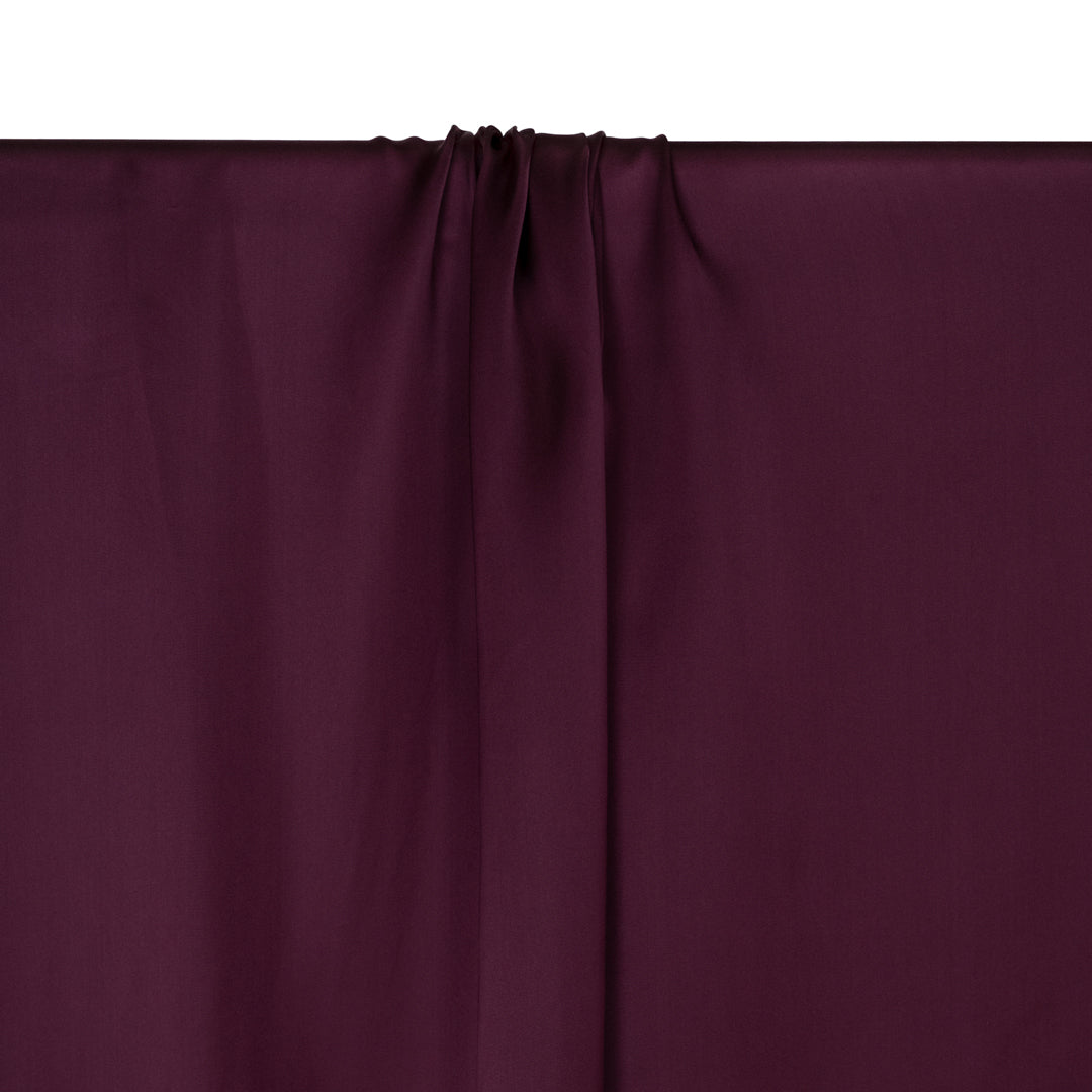 Fluid Viscose Satin - Fig | Blackbird Fabrics