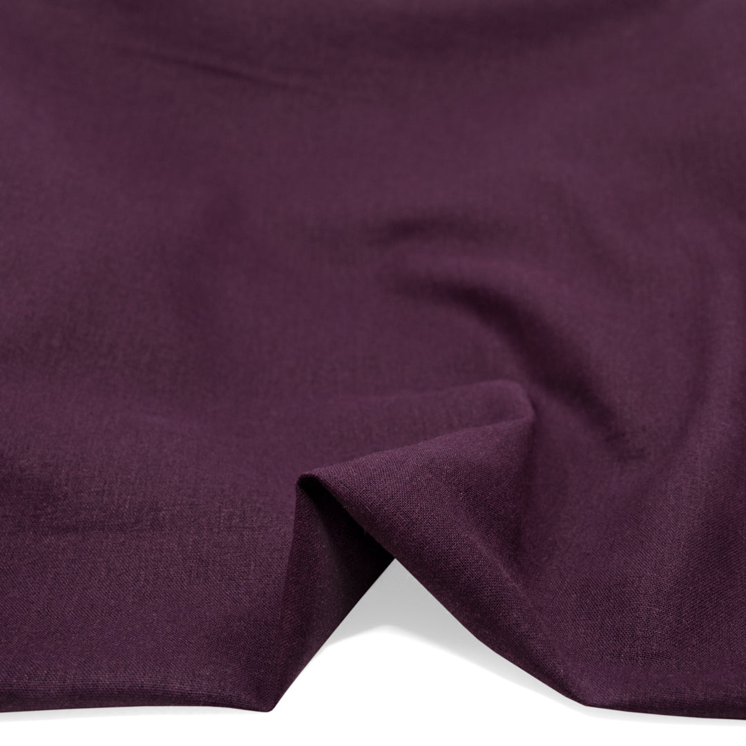 Airy Linen Viscose Blend - Boysenberry | Blackbird Fabrics