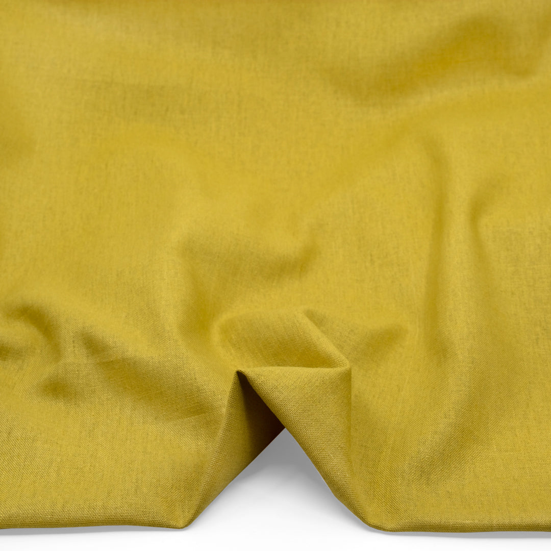 Airy Linen Viscose Blend - Maize | Blackbird Fabrics