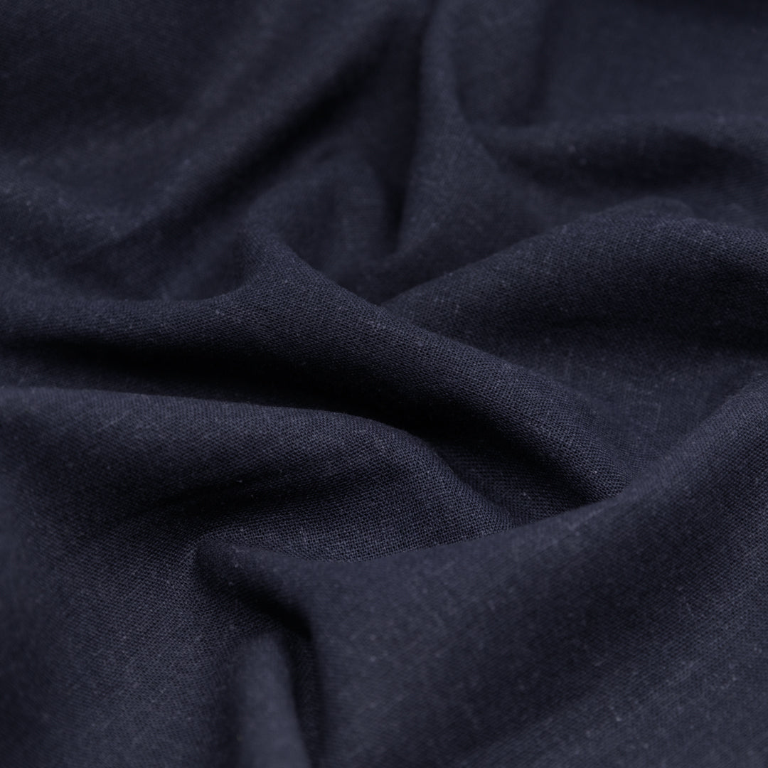 Airy Linen Viscose Blend - Vintage Indigo | Blackbird Fabrics