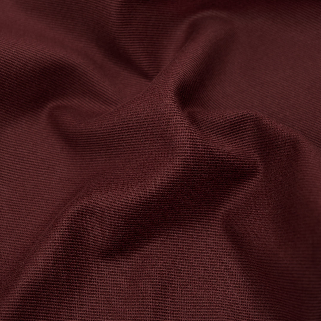 9.5oz Bull Denim - Maroon | Blackbird Fabrics