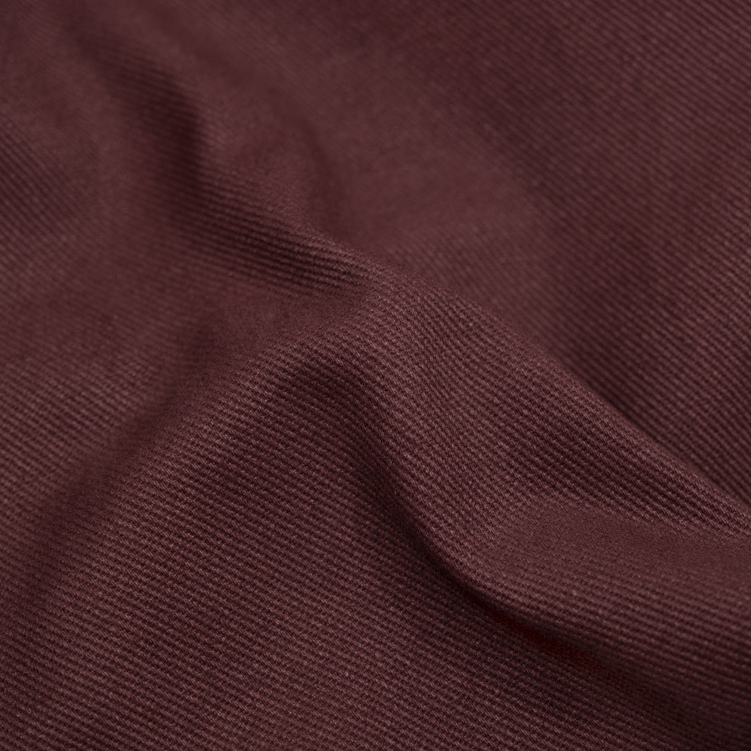 10oz Brushed Bull Denim - Cabernet | Blackbird Fabrics