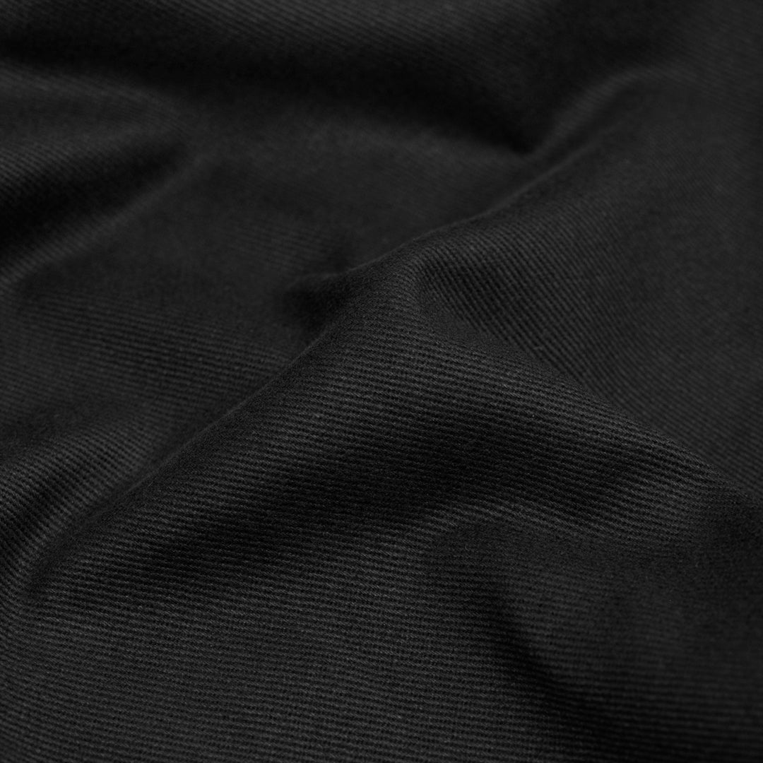 10oz Brushed Bull Denim - Black | Blackbird Fabrics