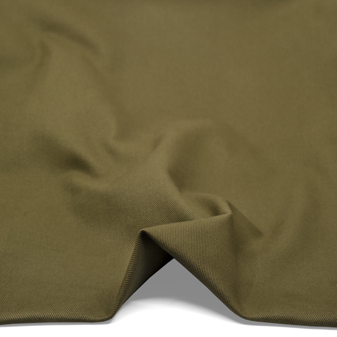 10oz Brushed Bull Denim - Sage | Blackbird Fabrics