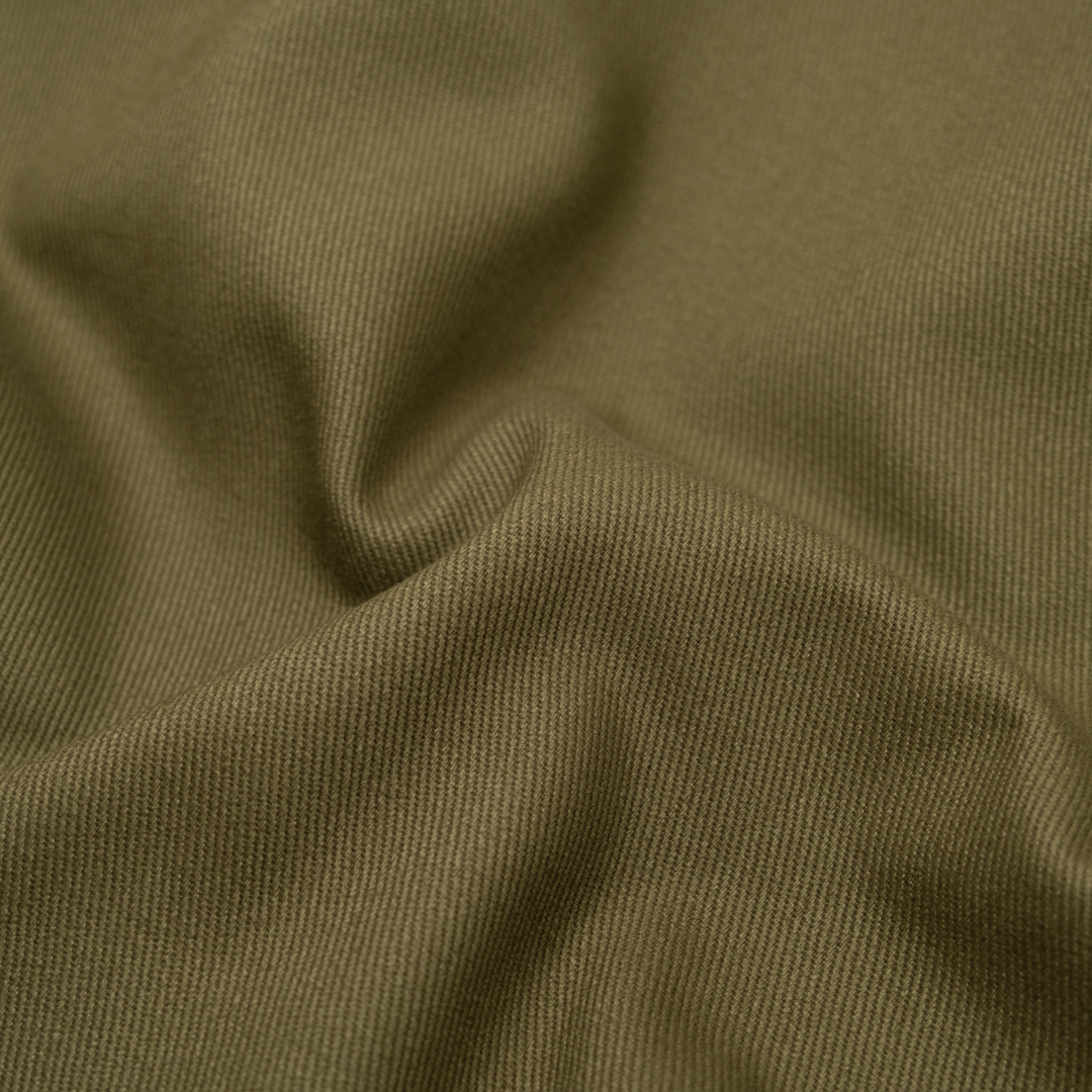 10oz Brushed Bull Denim - Sage | Blackbird Fabrics